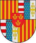 Escudo de los Aragón, duques de Montalto.
