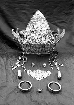 Adornos utilizadas en las danzas balinesas.