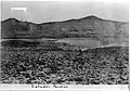 Vista amplia del yacimiento en sus primeros años. A lo lejos se divisa valle C