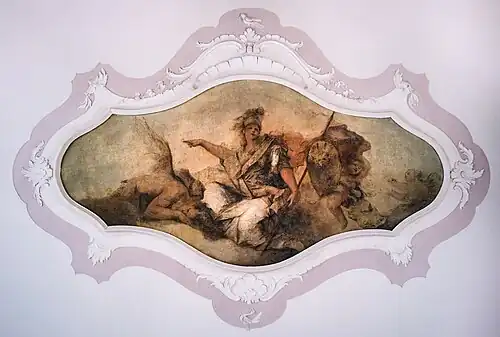 Minerva, 1751~1753, fresco montado sobre tela Ca' Rezzonico