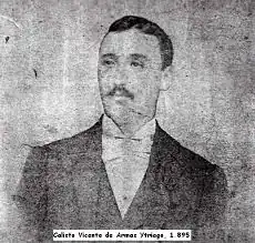 Calisto Vicente de Armas Itriago.