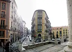 Calle Cascajales (desde la catedral)