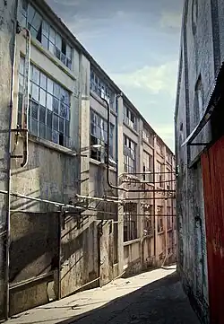 Callejón del complejo industrial Anglo