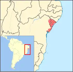 Distribución del guigó de Coimbra