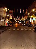 Un escorzo de Corso Italia, durante las fiestas navideñas 2009.