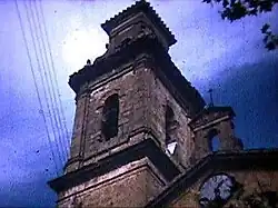 Campanario de la iglesia de Campos de Arenoso