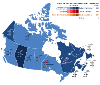 Elecciones federales de Canadá de 1984