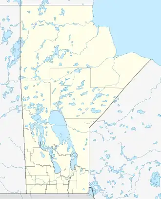 Gillam ubicada en Manitoba