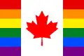 Canada Bandera del orgullo canadiense[91]​[92]​[93]​