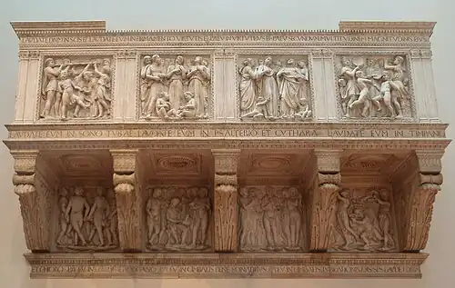 Cantoria de Luca della Robbia (1431-1438), Museo dell'Opera del Duomo, Florencia.