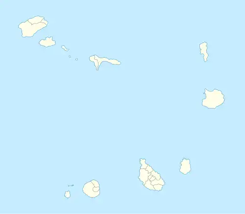 Praia ubicada en Cabo Verde