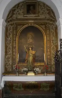 Retablo de la Virgen de la Soledad.