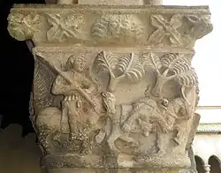 La vuelta de la caza, en el mismo capitel.