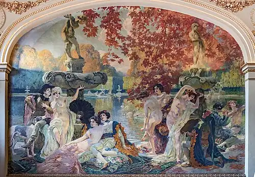 El amor en Cythera, Capitolio de Toulouse, sala Gervais.