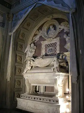 Tumba del cardenal de Portugal, en San Miniato al Monte, obra de Antonio y Bernardo Rossellino