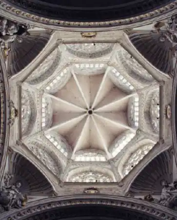 Planta cenital del cimborrio de la catedral de Valencia