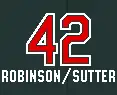 Jackie Robinson (2B). Retirado de toda la MLB el 15 de abril de 1997; y Bruce Sutter (P). Retirado en 2006.