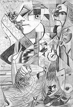 Nuevos caminos (1935), dibujo, coll. part.