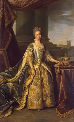 La reina Carlota con la corona, 1773