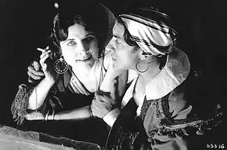 Con Geraldine Farrar en Carmen (1915)
