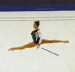 Carolina en el Campeonato Mundial de Alicante (1993).
