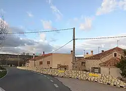 Carretera SG-V-2315 a su paso por Chávida