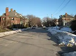 Una vista de la calle Carroll