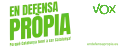 Cartel de Vox.