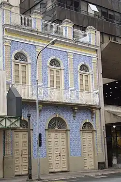Casa de Azulejos en la rúa Sete de Setembro