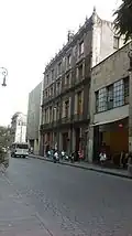 Casa de Gabriel Mancera en Venustiano Carranza 49, Centro Histórico de la Ciudad de México, hoy Mancera Bar.