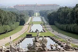 Jardines del Palacio Real de Caserta.