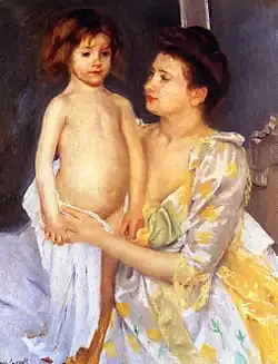Jules secado por su madre (1900)