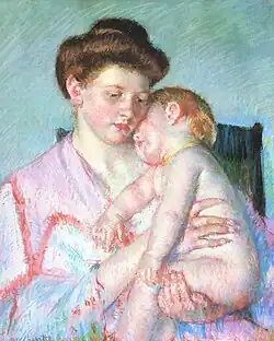 Mary Cassatt, Niño dormido (1910)