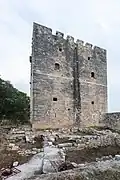 Lado este del castillo.