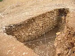 Vista del foso interno del bastión