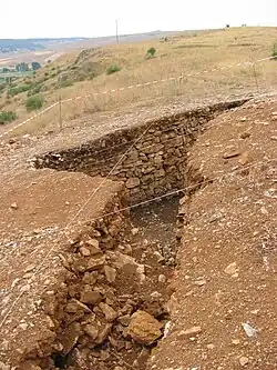 Vista del foso interno del bastión