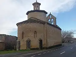 Vista posterior, de la cabecera