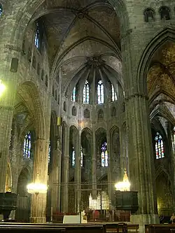 Interior de la catedral de Gerona.