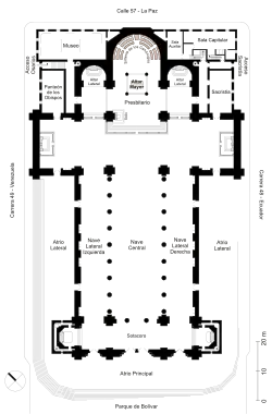 Planta de la catedral