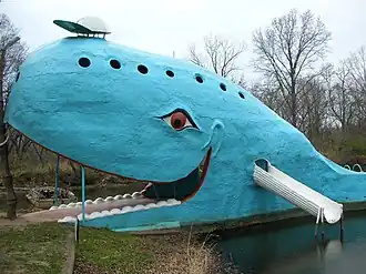 La ballena azul de Catoosa (Oklahoma).