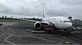 Ceiba Intercontinental Boeing 777-200LR (Djibloho) at Malabo airport