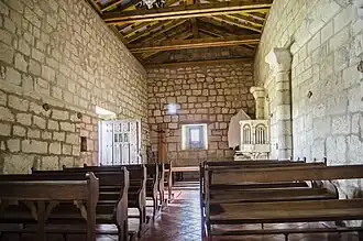 Interior de la ermita de Sotobrín.