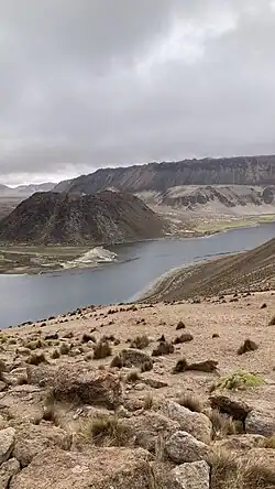 Vista de la Laguna Celeste.