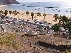 Cementerio de San Andrés junto a Las Teresitas.
