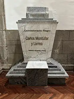 Cenotafio de Carlos Montúfar.