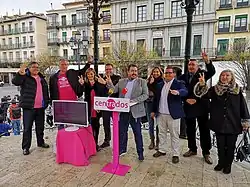 Centrados presentando junto al Ayuntamiento de Segovia su proyecto de Red de Cercanías y Mercancías para Segovia para las elecciones generales del 28 de abril de 2019
