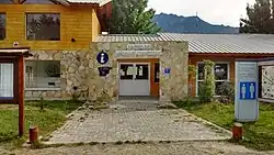 Centro de Informes Turísticos de El Hoyo, Chubut, sobre la Ruta 40.