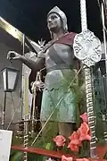 Centurión, imagen payanesa del siglo XVIII, parte del paso El Prendimiento del Miércoles Santo. Iglesia de San Agustín.