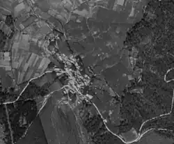 Ces en 1956 fotografiada por un vuelo americano.