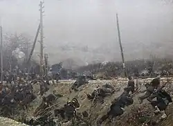 Lucha en un ferrocarril (1874), Chantilly, museo Condé.